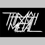 Thrash Metal čierne trenírky BOXER s tlačeným logom, top kvalita 95%bavlna 5%elastan